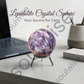 Lepidolite Crystal Sphere – Natural Healing Crystal Ball for Emotional Balance, Peace, Spiritual Growth & Positive Energy | Polished Gemstone Sphere for Meditation, Reiki & Home Décor