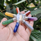 Seven Chakra Energy Generator – Natural Healing Crystal Pyramid for Chakra Balancing, Reiki, Meditation, and Positive Energy