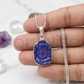 Certified Natural Lapis Lazuli Ganesha Pendant for Wisdom and Awareness.