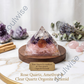 Rose Quartz Orgonite Pyramid – Crystal Energy Pyramid for Love, Harmony & Spiritual Décor