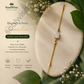 Rough Moonstone Rakhi Cum Bracelet – Natural Crystal Rakhi Bracelet for Intuition, Emotional Balance & Positive Energy
