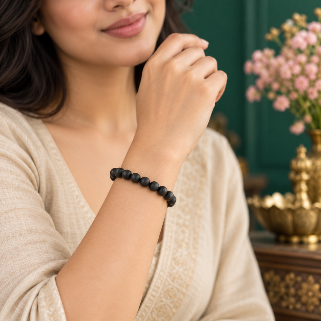 Original Karungali Bracelet 8mm – Certified Wooden Bead Spiritual Jewellery for Men & Women