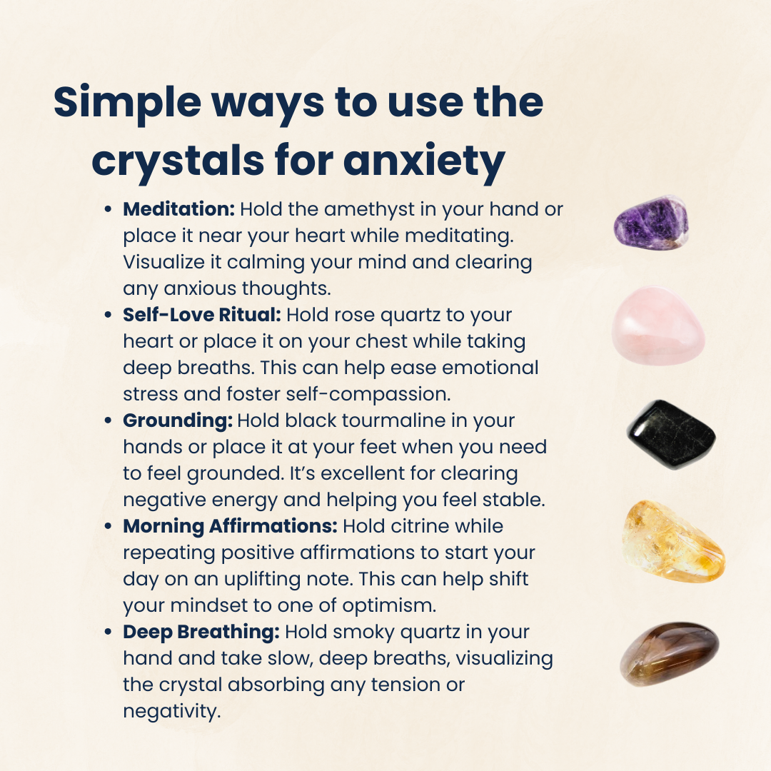 Crystal Set for Stress & Anxiety Relief