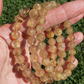 Golden Rutile Quartz Bracelet 8mm – Natural Healing Crystal for Protection, Confidence & Emotional Strength | Unisex Energy Stone