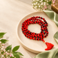 Soulwise Rakta Gunja Mala | 108 Beads Rakta Gunja Japa Mala | Sacred Red Gunja Seed Mala for Mantra Chanting, Spiritual Sadhana & Energy Protection.