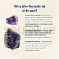 Amethyst Quartz Gemstone Cluster for Home Decor, Table Decor ,Crystal Gift, 7x7 cm.