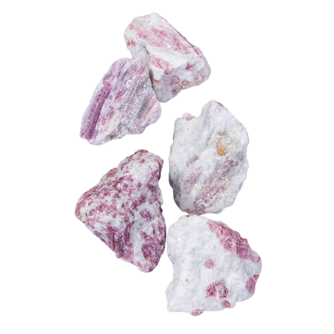 Pink Tourmaline Raw Natural Crystal – Unpolished Healing Stone for Love, Emotional Healing & Heart Chakra Balance (50g)