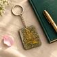 Pyrite Wealth Money Magnet Keychain with Laxmi Yantra – Crystal Keyring for Everyday Use & Spiritual Gifting