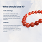 Carnelian 12mm bracelet for passion, joy, creativity, and wealth, healing Crystal for Healing, confidence, stone of energy and motivation