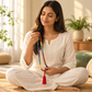 7 Chakra Crystal Jaap Mala Necklace – Natural Seven Chakra Healing Gemstone Prayer Beads for Meditation, Reiki, Energy Alignment & Spiritual Balance