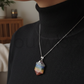 Seven Chakra Hexagon Pendant – Natural Healing Crystal Necklace for Energy Balance, Protection & Spiritual Alignment (Unisex)