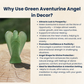 Soulwise Green Aventurine Angel – 1 Inch Hand-Carved Pocket Crystal for Luck, Healing & Protection | Heart Chakra Stone for Positivity & Good Fortune