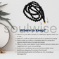 Soulwise Black Tourmaline 8mm Jaap Mala – Natural Protective Crystal Prayer Beads for Energy Healing, Meditation & Spiritual Balance