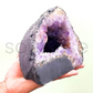 Soulwise Natural Amethyst Self-Standing Geode – 5.5" | 2.4 kg Raw Crystal Cluster for Healing, Meditation & Home Decor