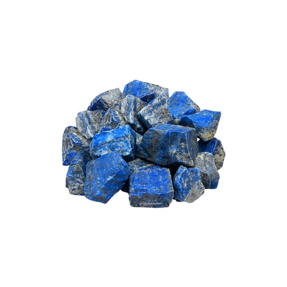 Lapis Lazuli Raw Natural Stone – Unpolished Crystal for Wisdom, Intuition & Communication | Healing Third Eye & Throat Chakra Stone (50g)