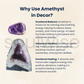 Soulwise Healing Amethyst Geode – 8" Self-Standing Natural Crystal Cluster | 4.6 kg | Protective & Calming Energy | Home Décor & Spiritual Gift