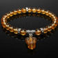 Citrine Bracelet with Angel Charm – Energy Healing Crystal Jewelry for Positivity & Protection