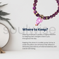 Amethyst 8mm Natural Crystal Healing Bracelet with Angel Charm