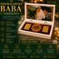 Neem Karoli Baba Temple Box with Golden Charan Paduka & Divine Photo Frame – Premium Spiritual Keepsake for Home Temple, Office & Meditation Space