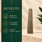 Natural Peru Pyrite Crystal Pencil – Imported Golden Healing Gemstone Point for Wealth, Prosperity, Money Attraction, Confidence, Motivation, Reiki, Meditation & Positive Energy