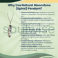 Moonstone Crystal Spiral Pendant – Natural Healing Stone Necklace for Aura Cleansing, Harmony, Emotional Balance & Well-Being