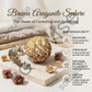 Brown Aragonite Crystal Sphere – Natural Healing Crystal Ball for Grounding, Emotional Balance, Stability & Positive Energy | Polished Gemstone Sphere for Meditation, Reiki & Home Décor