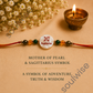 Money Magnet Sagittarius Rakhi – Green Jade, Citrine, Pyrite & Mother of Pearl Zodiac Rakhi for Prosperity, Wisdom & Positive Energy