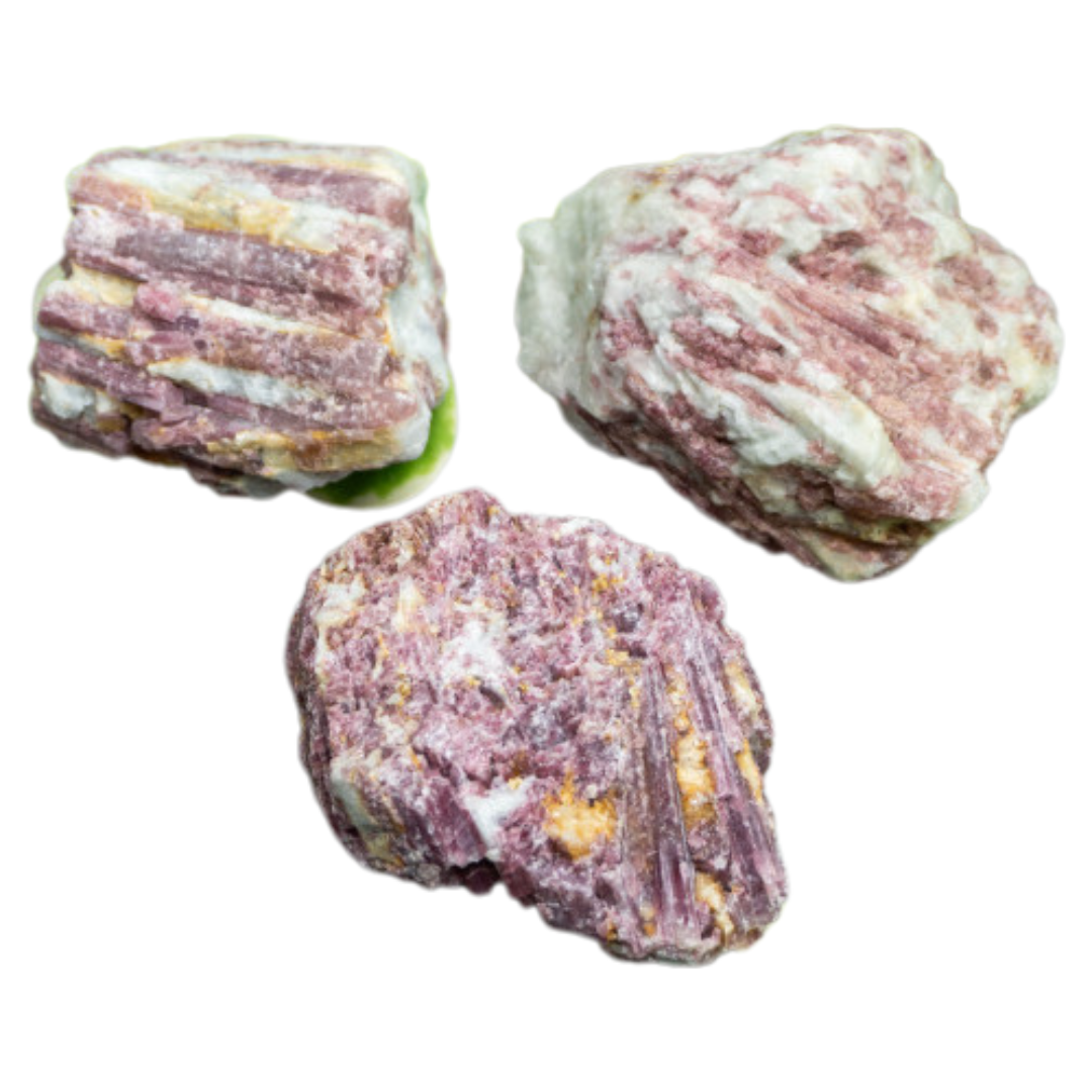 Pink Tourmaline Raw Natural Crystal – Unpolished Healing Stone for Love, Emotional Healing & Heart Chakra Balance (50g)