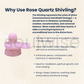 Soulwise Rose Quartz Shivlingam 2", Inner Peace, Balance, and Harmony, Healing Crystal Decor, 100g.