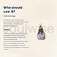 Soulwise Natural Raw Chevron Amethyst Stone Pendant for Healing & Meditation | Rough Cut Purple Crystal Locket for Women & Men (Golden).
