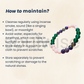 Soulwise Relationship Healing Crystal Bracelet: Amethyst, Rose Quartz & Green Aventurine for Harmony & Wellbeing , 8mm certified, unisex