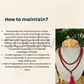Soulwise Carnelian 108 Beads Meditation Mala – Handcrafted Prayer & Yoga Necklace for Focus & Positivity,Spiritual Beads for Meditation, Chanting & Yoga Practice.
