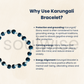 Karungali Bracelet for Men & Women | 8mm Natural Ebony Wood Beads | Silver Plated Caps | Siddha Spiritual Protection Bracelet