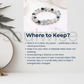 Original Aragonite Evil Eye Bracelet – 10mm Natural Crystal Beads for Protection & Grounding