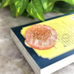 Soulwise Rose Quartz Healing Crystal Oregon Paper Weight, Positive Energy Generator Decor for Joy, Love, Compassion, and Emotional Healing, Gift.