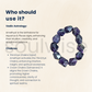 Amethyst cut stone tumble bracelet for good relationship, happiness, peace & business success