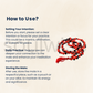 Soulwise Rakta Gunja Mala | 108 Beads Rakta Gunja Japa Mala | Sacred Red Gunja Seed Mala for Mantra Chanting, Spiritual Sadhana & Energy Protection.