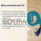 Soulwise Natural Turquoise Jaap Mala with 108+1 Beads (8mm) | Healing Prayer Beads for Meditation, Mantra Chanting, Spiritual Protection & Chakra Balance