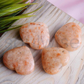 Natural Sunstone Crystal Heart 1 Inch | Polished Healing Stone for Positivity, Confidence, Joy & Energy Balance | Meditation & Spiritual Gift