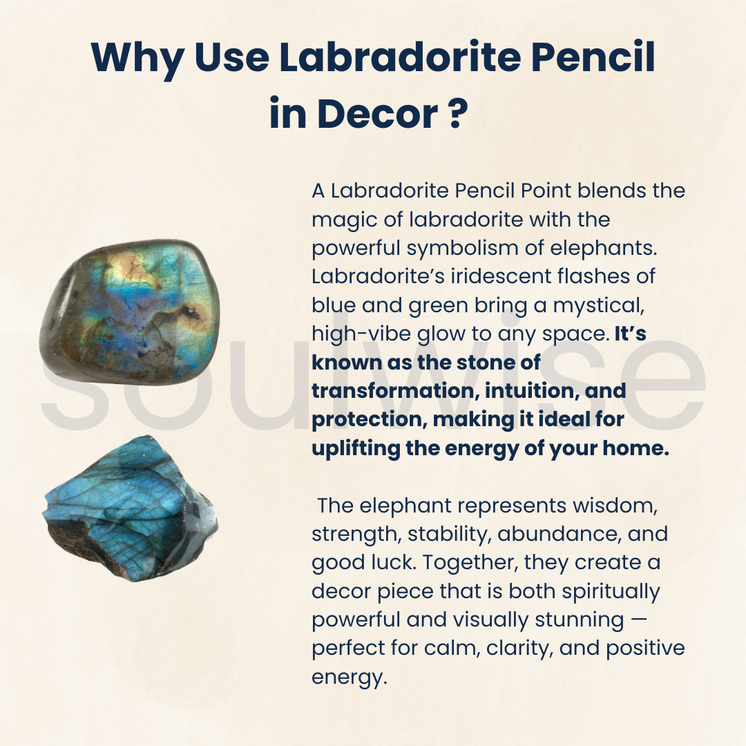 Labradorite Pencil Tower 4.5 Inch – Natural Healing Crystal