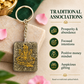 Pyrite Wealth Money Magnet Keychain with Laxmi Yantra – Crystal Keyring for Everyday Use & Spiritual Gifting