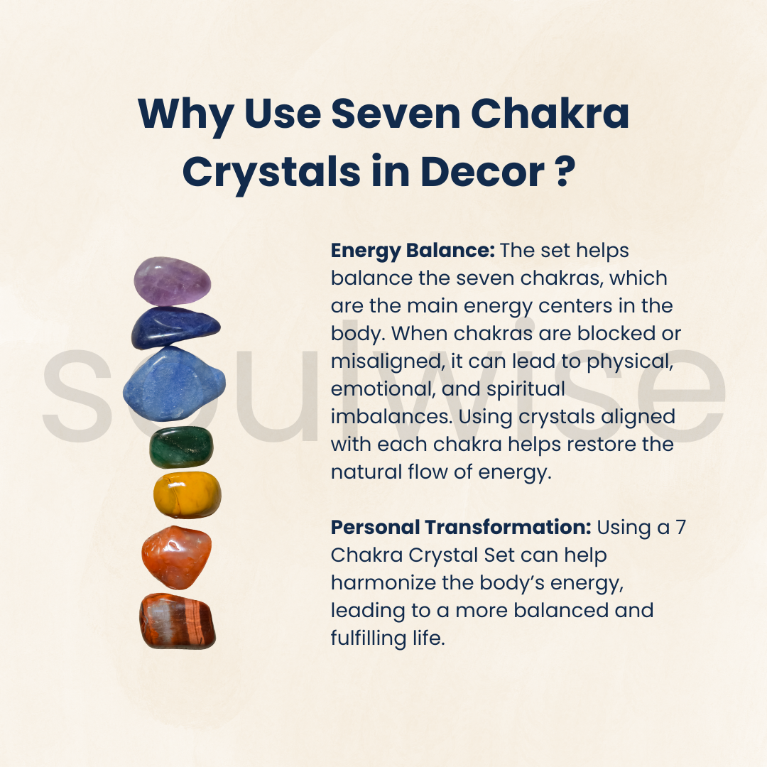 Seven Chakra Healing Crystal Heart Shape – 1 Pc