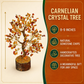 Carnelian Crystal Tree, 8 inches Tall for Passion, Joy, Positive Energy & Happiness
