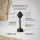Natural Ebony Vel – Sacred Vel Symbol for Protection, Strength & Divine Blessings
