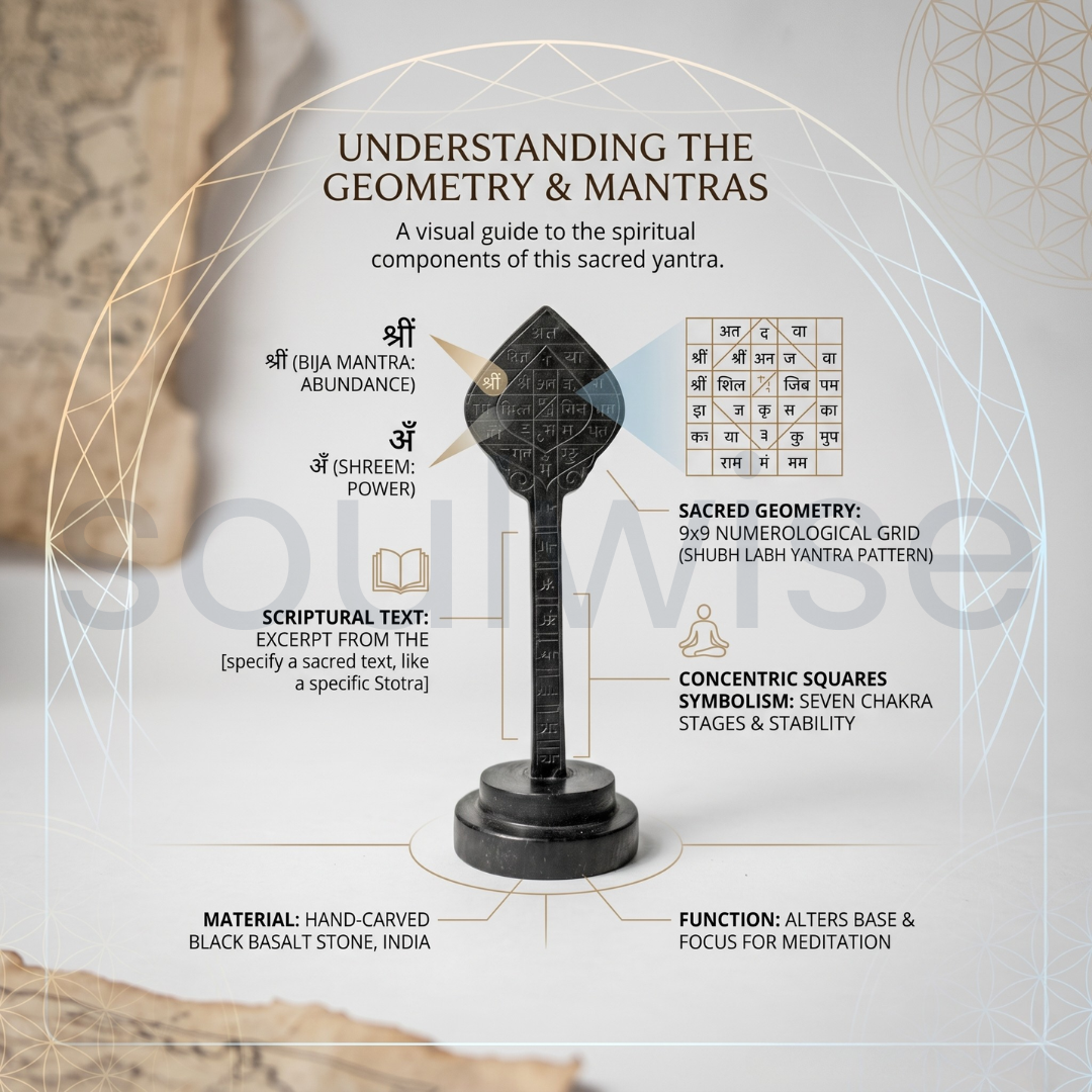 Natural Ebony Vel – Sacred Vel Symbol for Protection, Strength & Divine Blessings