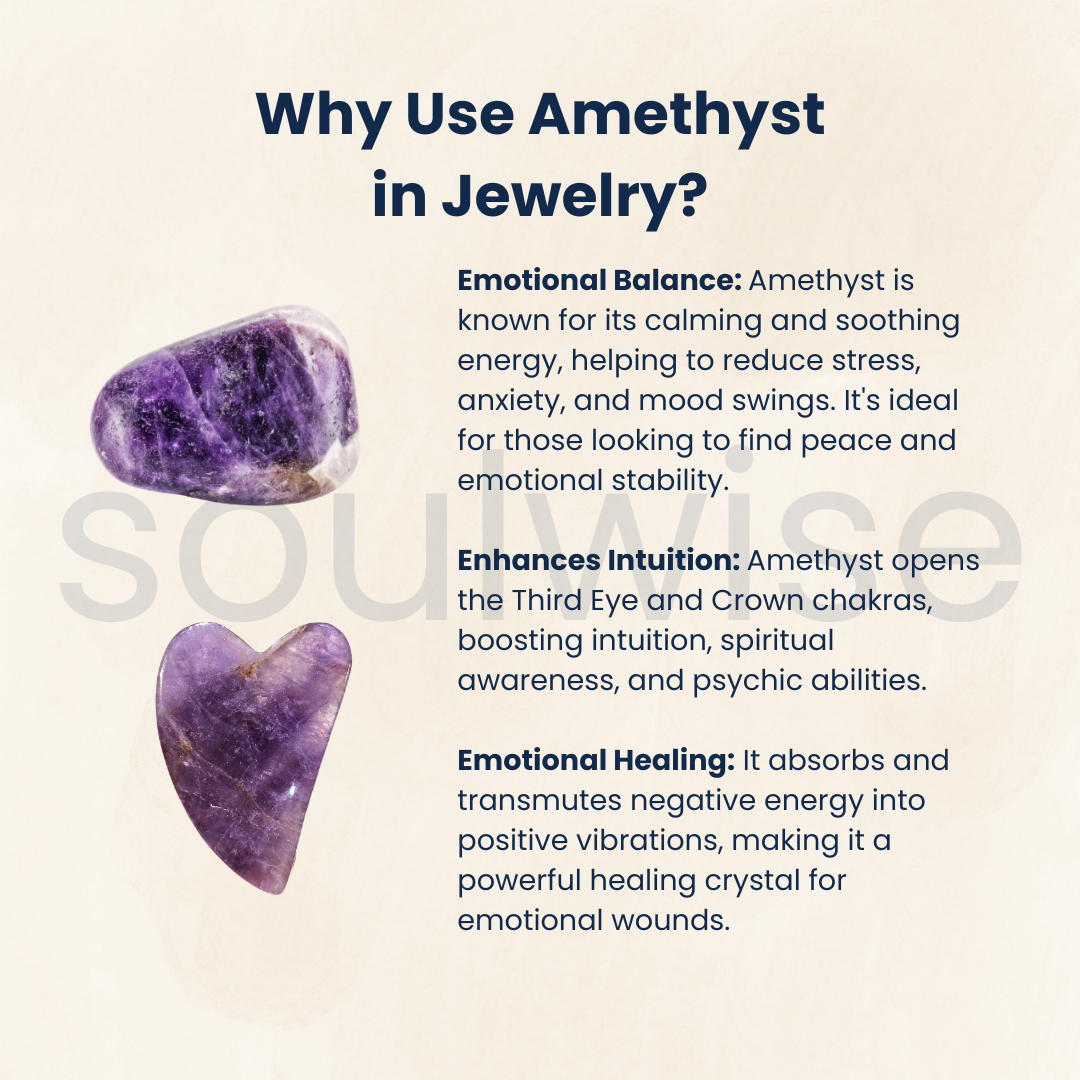 Amethyst Gua Sha Facial Tool – 100% Natural Stone Face Massager for Lymphatic Drainage, Anti-Aging, and Skin Tightening