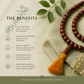 Red Sandalwood Mala (Lal Chandan Mala) 8mm – Natural Wooden Prayer Mala for Meditation, Mantra Chanting, Yoga & Spiritual Wellness