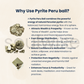 Soulwise Natural Peru Pyrite Crystal Sphere – Imported Golden Energy Stone for Motivation, Focus & Home Decor.