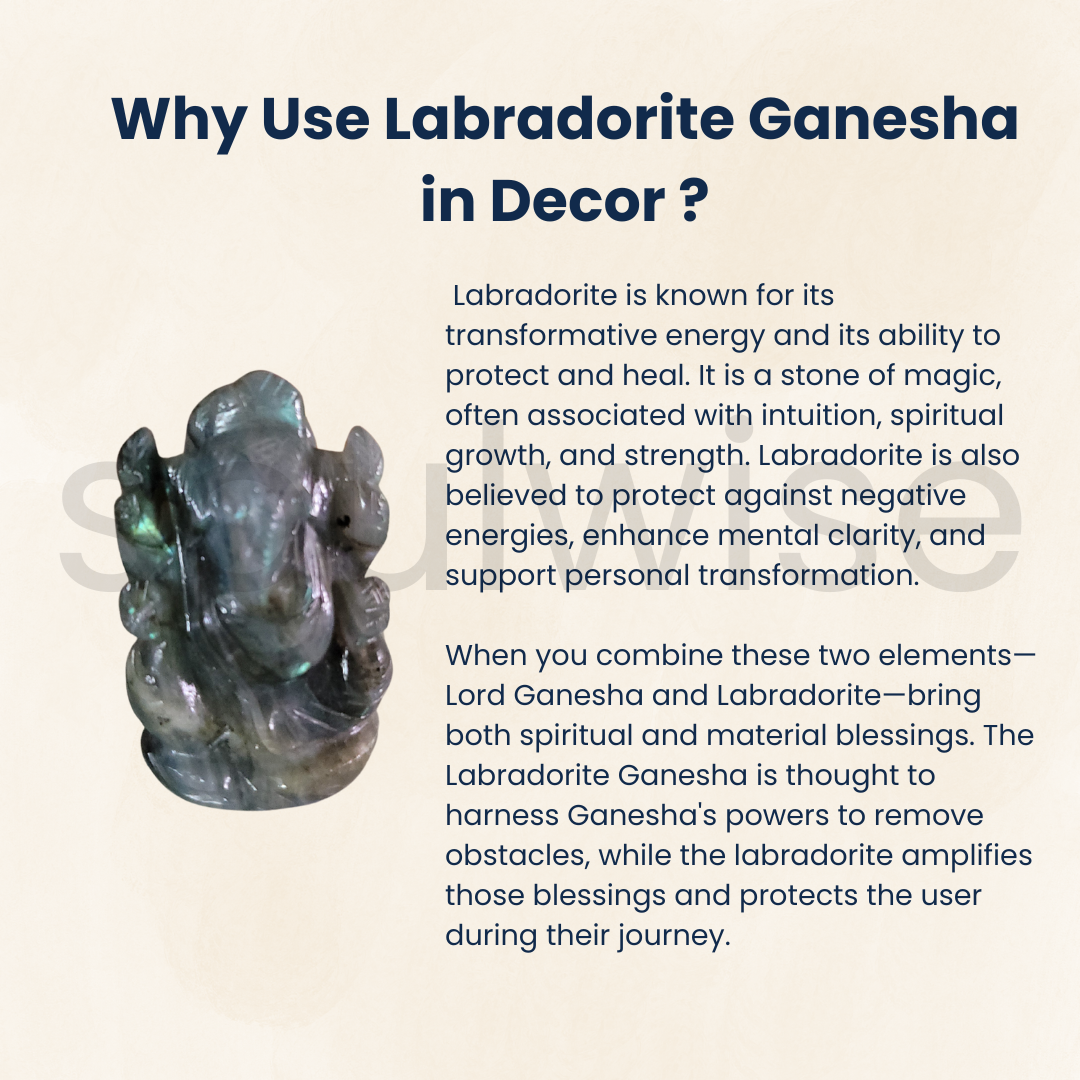 लैब्राडोराइट गणेश 2"