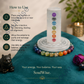 Seven Chakra Selenite Tower – Crystal Charging Wand for Chakra Balancing, Energy Cleansing, Reiki Healing & Charging Crystal Jewelry